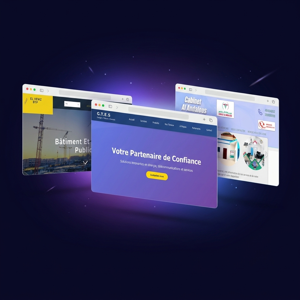Sites web réalisés par Wijha